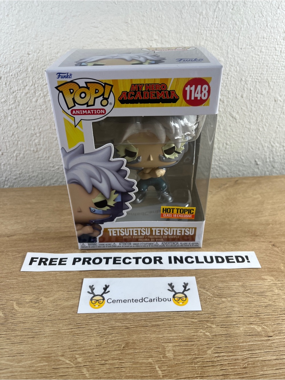 Tetsutetsu Tetsutetsu Funko Pop #1148 Hot Topic Class 1B MHA Vaulted NEAR MINT
